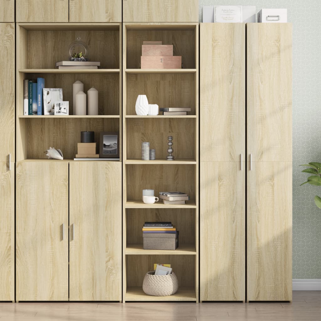 Highboard Sonoma-Eiche 50x41x185 cm Holzwerkstoff