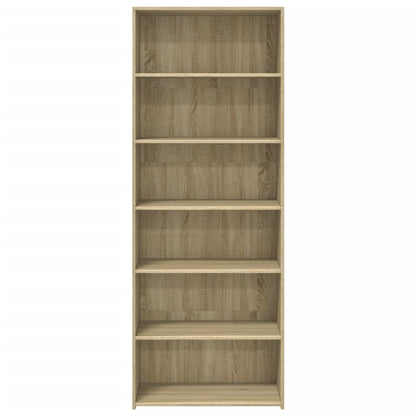 Highboard Sonoma-Eiche 70x41x185 cm Holzwerkstoff