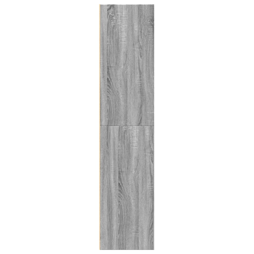 Highboard Grau Sonoma 70x41x185 cm Holzwerkstoff