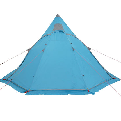 Tipi-Campingzelt 5 Person Blau Wasserdicht