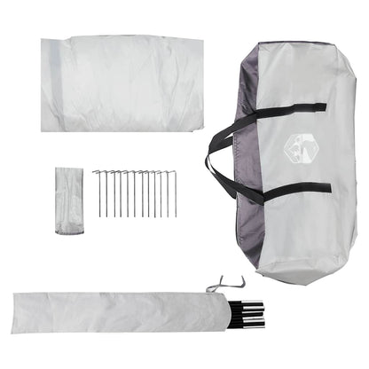 Partyzelt Grau Wasserdicht