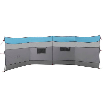 Camping-Windschutz Blau 510x153 cm Wasserdicht