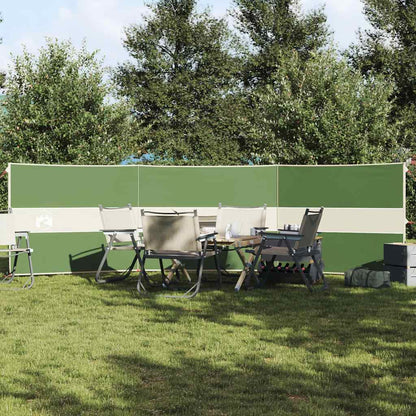 Paravento da campeggio, verde, 490x123 cm, impermeabile