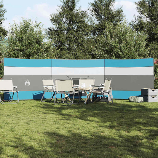 Camping-Windschutz Blau 508x130 cm Wasserdicht
