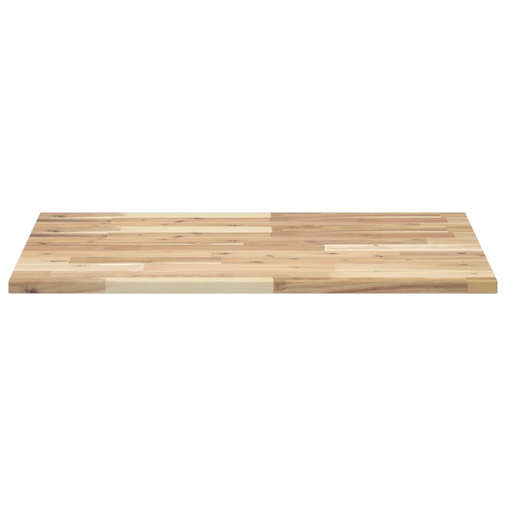 Tischplatte Rechteckig 100x60x2 cm Massivholz Akazie