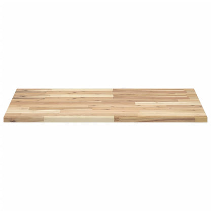 Tischplatte Rechteckig 100x60x2 cm Massivholz Akazie