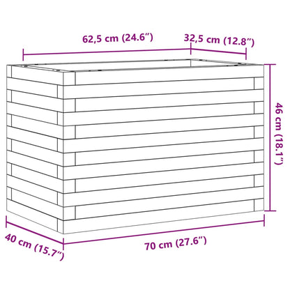 Pflanzkübel 70x40x46 cm Massivholz Douglasie