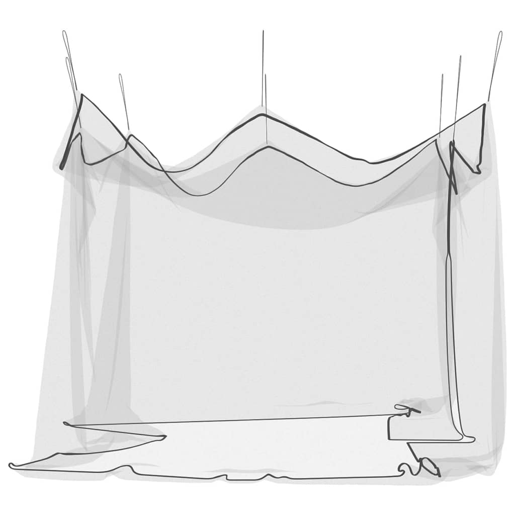 Moskitonetz für den Außenbereich, 220 Maschen, Schwarz, 300 x 300 x 250 cm