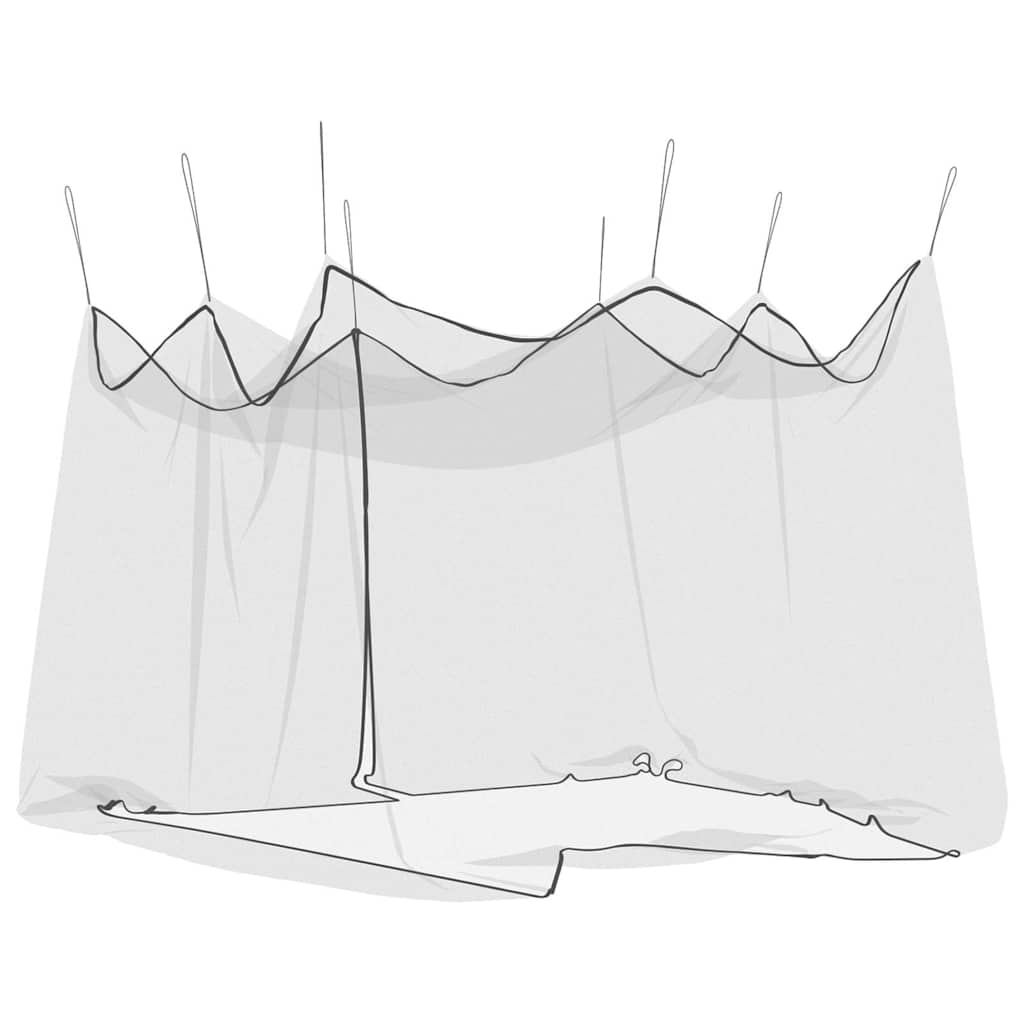 Moskitonetz für den Außenbereich, 220 Maschen, Schwarz, 300 x 300 x 250 cm