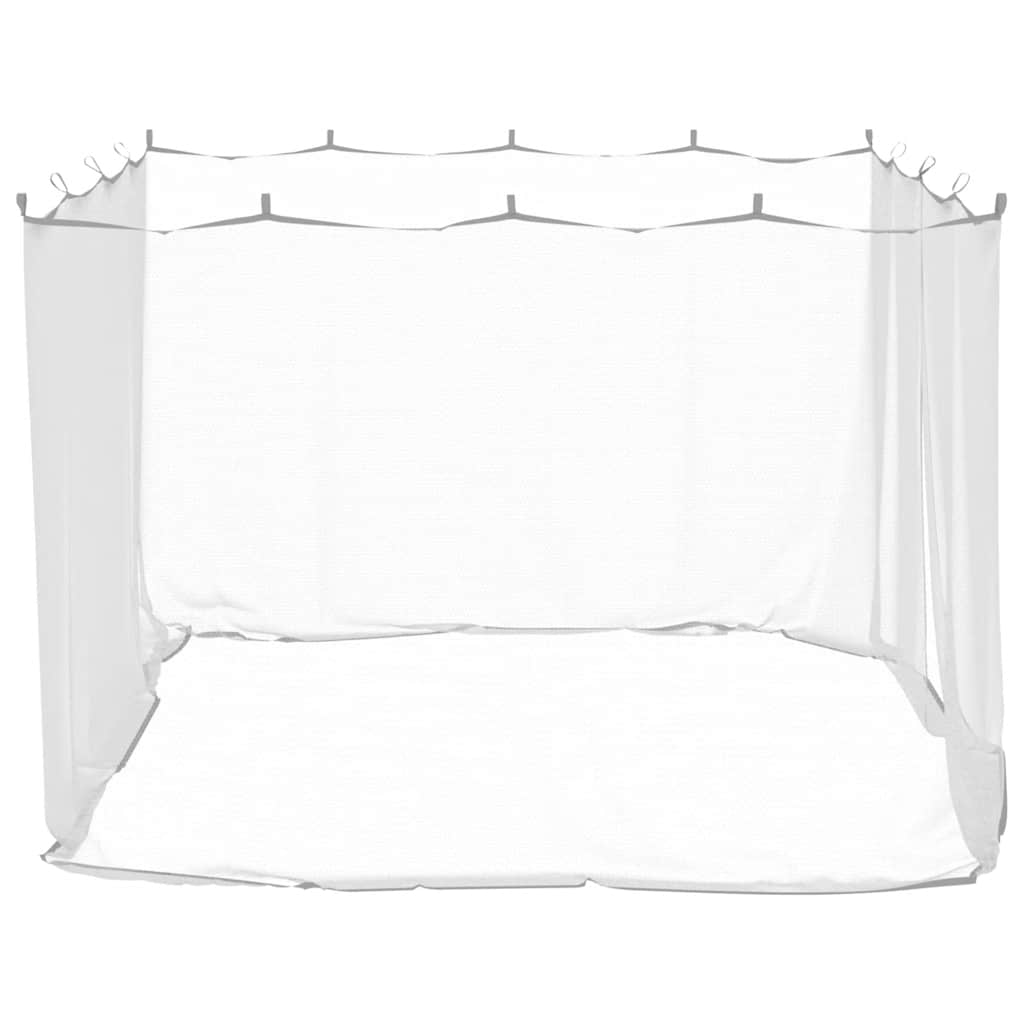 Moskitonetz für den Außenbereich, 220 Maschen, Weiß, 300 x 300 x 200 cm