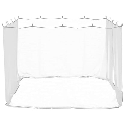 Moskitonetz für den Außenbereich, 220 Maschen, Weiß, 300 x 300 x 200 cm