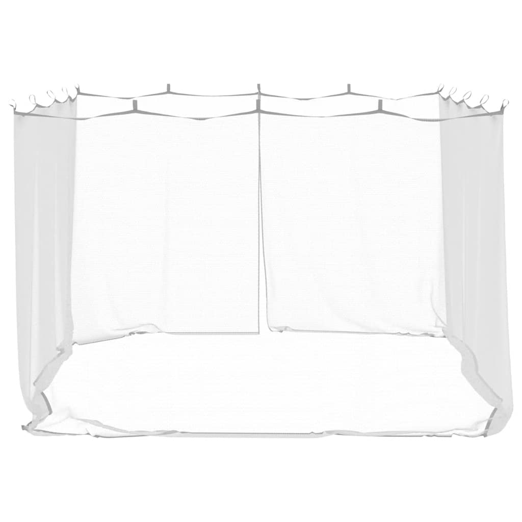 Moskitonetz für den Außenbereich, 220 Maschen, Weiß, 300 x 300 x 200 cm