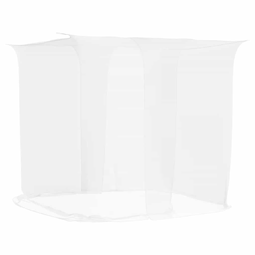 Moskitonetz zum Aufhängen 156 Mesh Weiß 220x200x210 cm