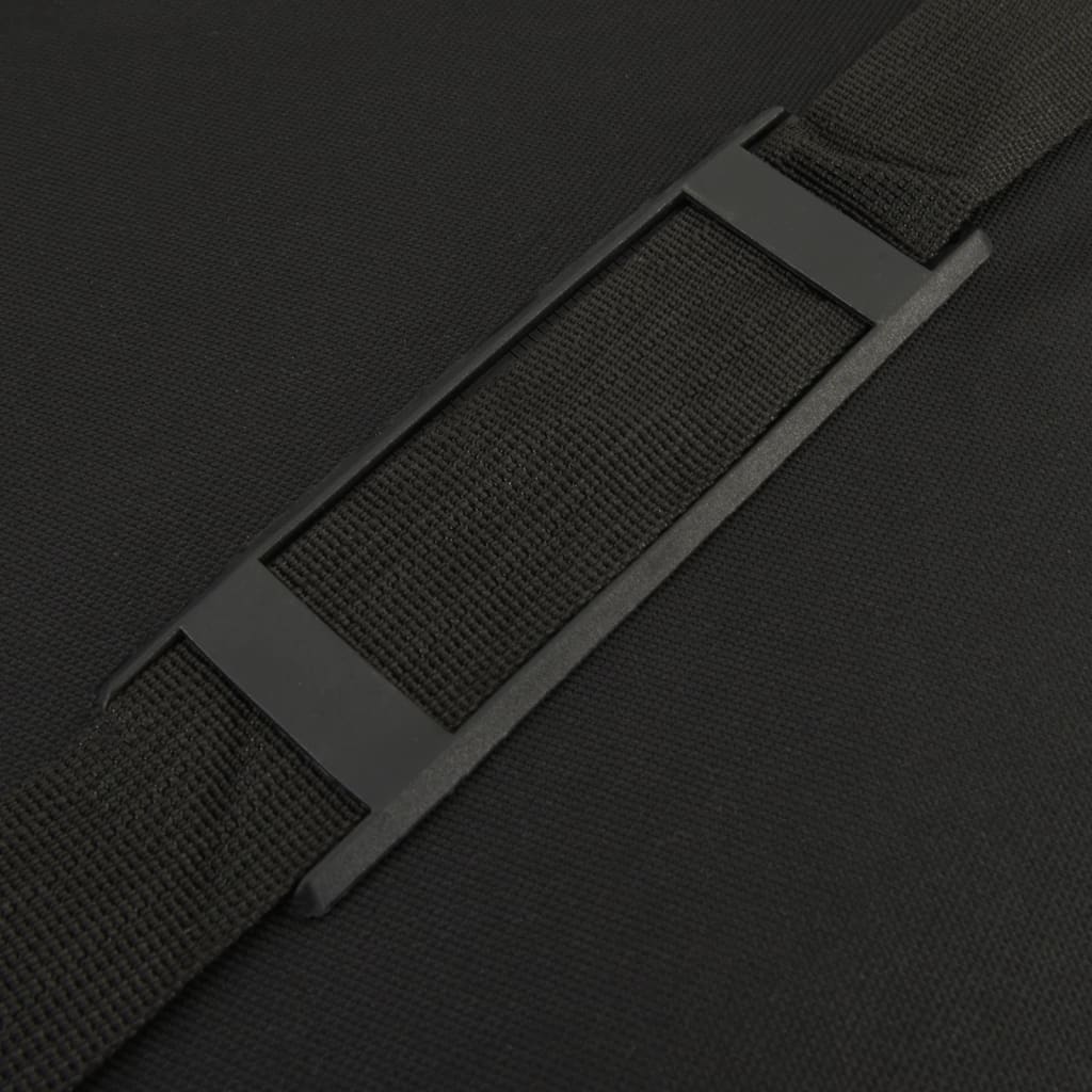 Borsa da pesca, impermeabile, tessuto Oxford nero