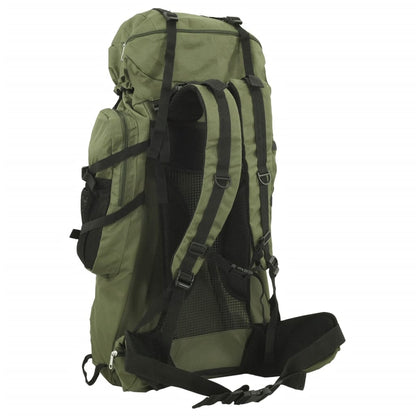 Wanderrucksack Armeegrün 100 L Oxford-Gewebe