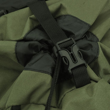 Wanderrucksack Armeegrün 100 L Oxford-Gewebe