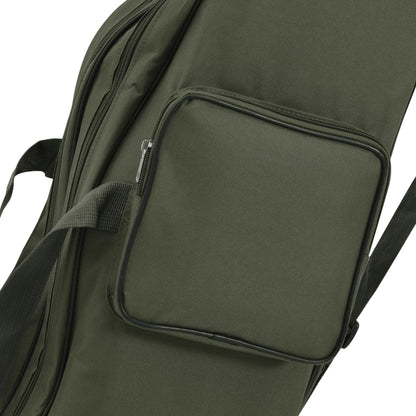 Borsa per canna da pesca, verde scuro, 160 cm, tessuto Oxford