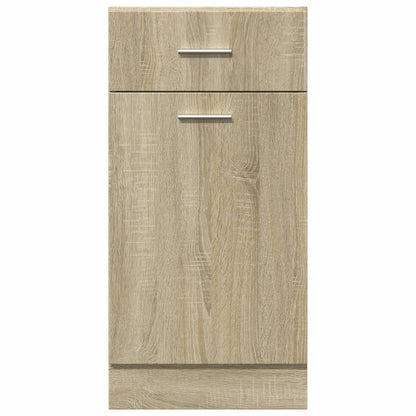 Schubunterschrank Sonoma-Eiche 40x46x81,5 cm Holzwerkstoff