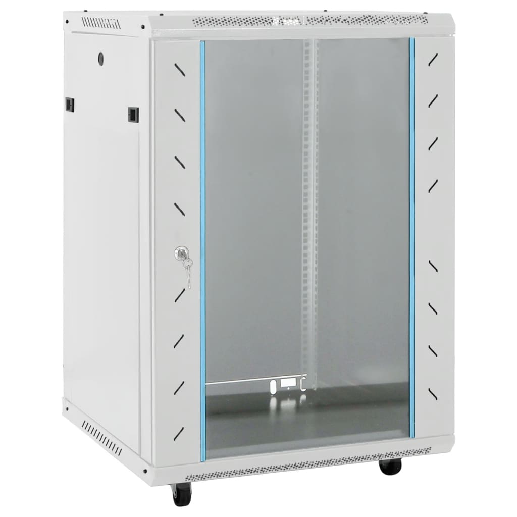 15U Netzwerkschrank auf Rollen 19" IP20 53x40x80 cm