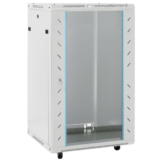 18U Netzwerkschrank auf Rollen 19" IP20 60x60x100 cm