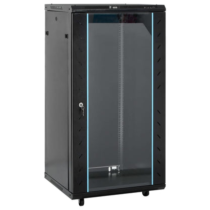 22U Netzwerkschrank auf Rollen 19" IP20 60x60x120 cm