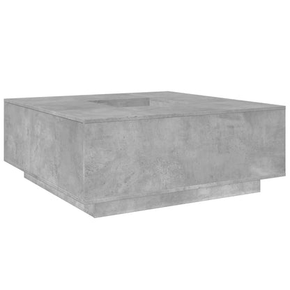 Couchtisch Betongrau 100x100x40 cm Holzwerkstoff