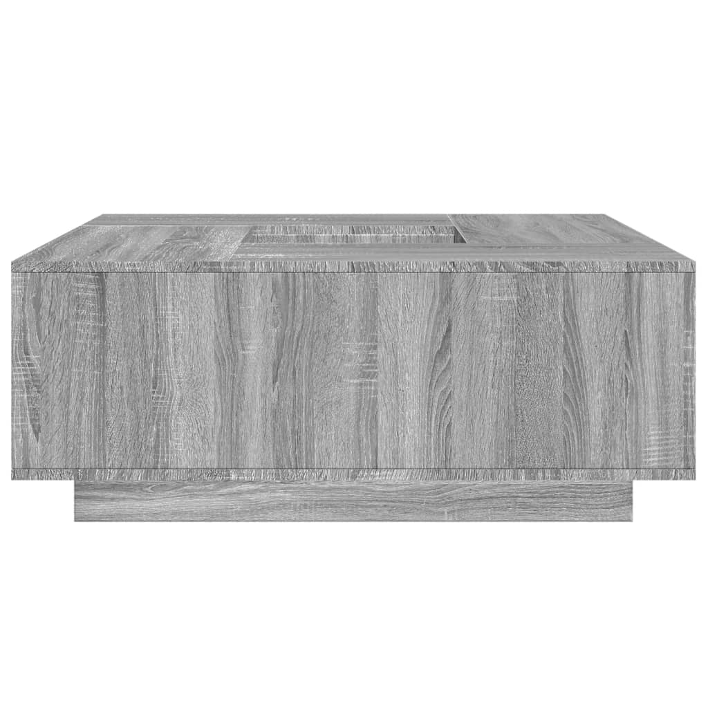 Couchtisch Grau Sonoma 100x100x40 cm Holzwerkstoff