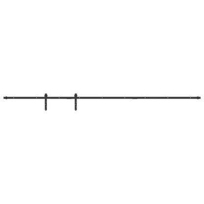 Schiebetürbeschlag Set für Schranktüren 244 cm Karbonstahl