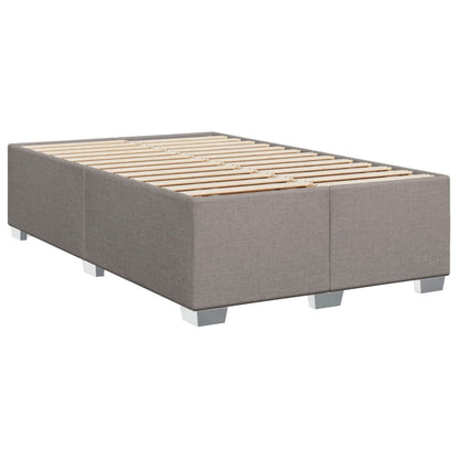 Boxspringbett mit Matratze Taupe 120x190 cm Stoff