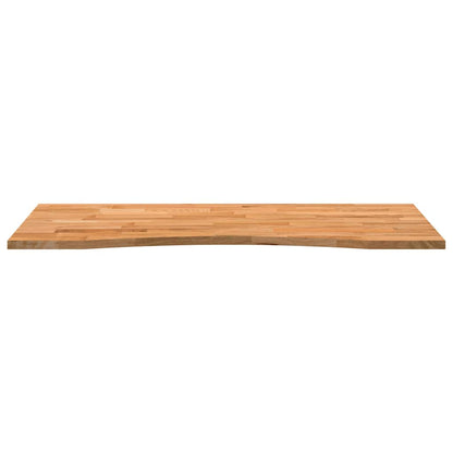 Schreibtischplatte Hellbraun 120x60x2,5 cm Massivholz Eiche