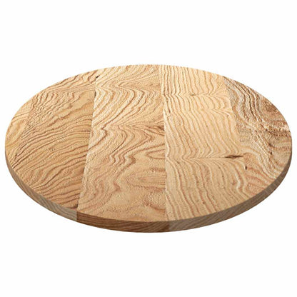 Tischplatte 120x60x2 cm Massivholz Eiche Oval