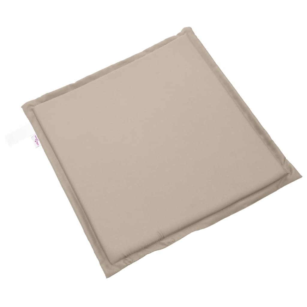 Garten-Sitzkissen 2 Stk. Taupe 45x45x2 cm Quadratisch