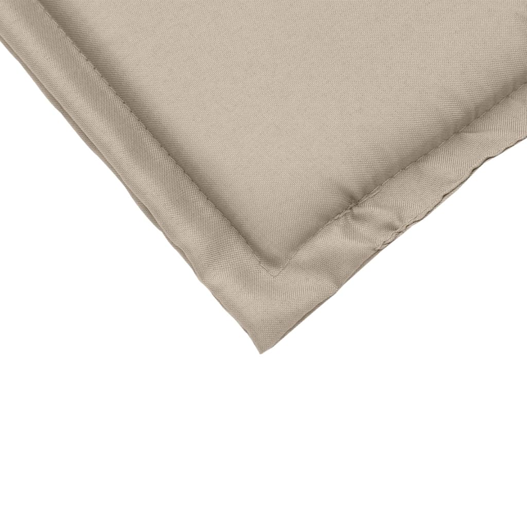 Garten-Sitzkissen 2 Stk. Taupe 45x45x2 cm Quadratisch