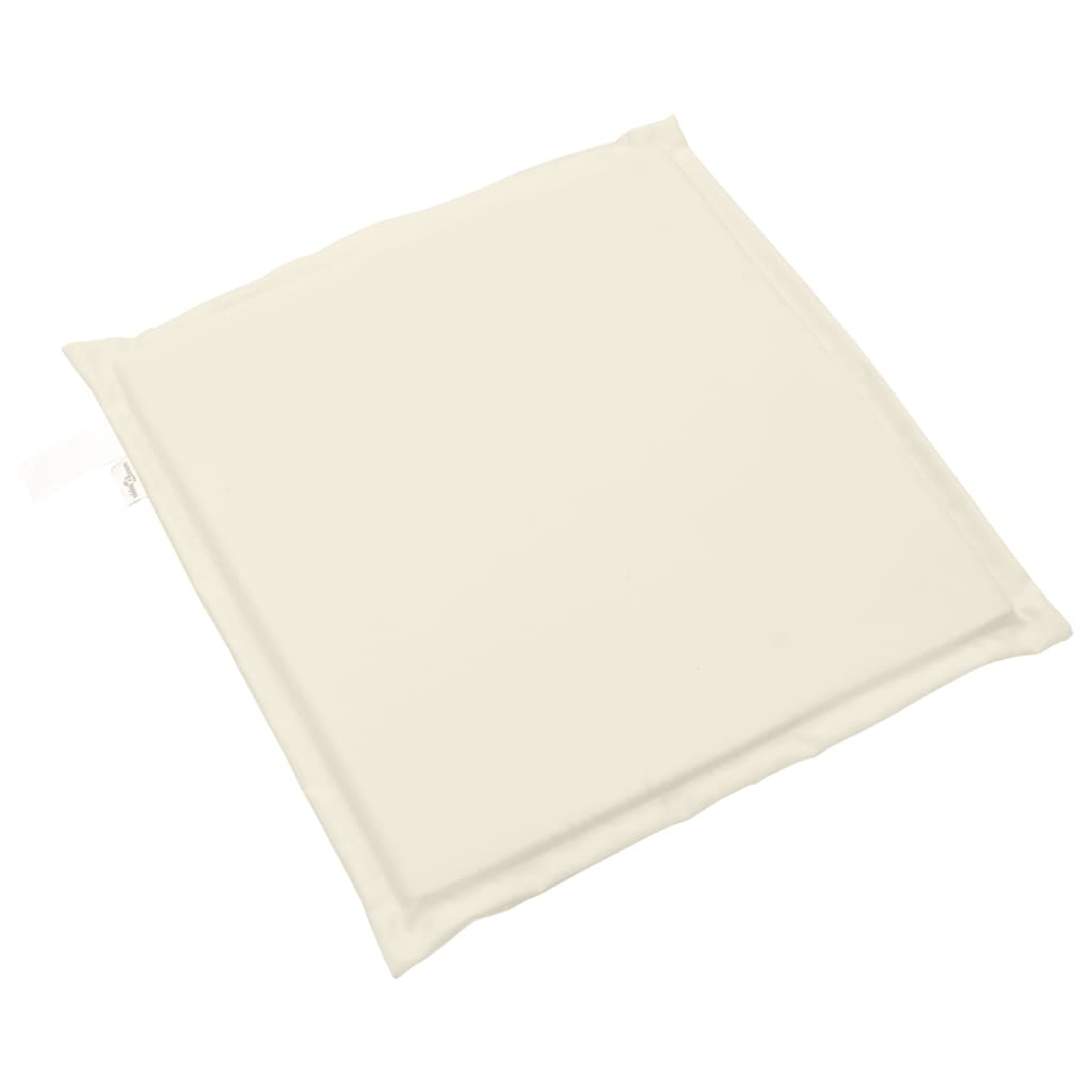 Garten-Sitzkissen 2 Stk. Creme 45x45x2 cm Quadratisch