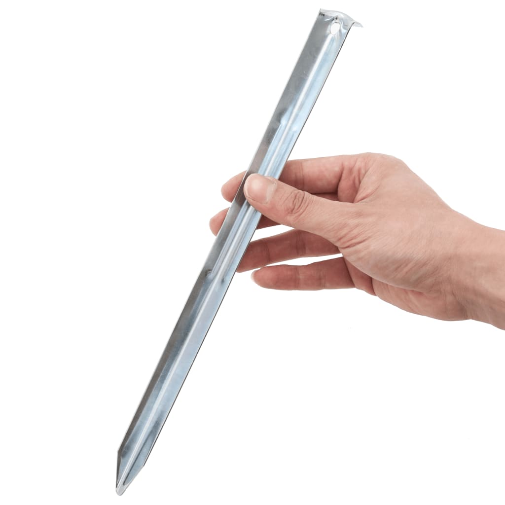 Picchetti per tenda, 24 pezzi, diametro 30 cm, 20 mm, acciaio zincato