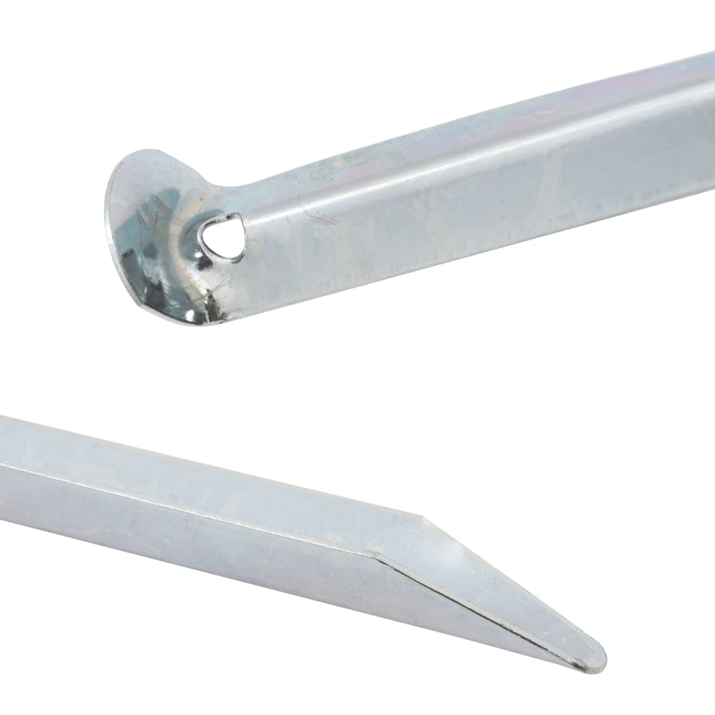 Picchetti per tenda, 24 pezzi, diametro 30 cm, 20 mm, acciaio zincato