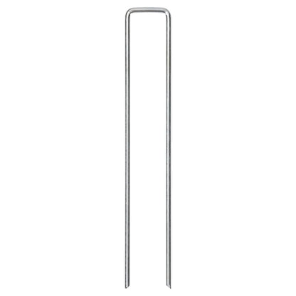 Bodenanker 25 Stk. U-Form 20x4 cm Verzinkter Stahl