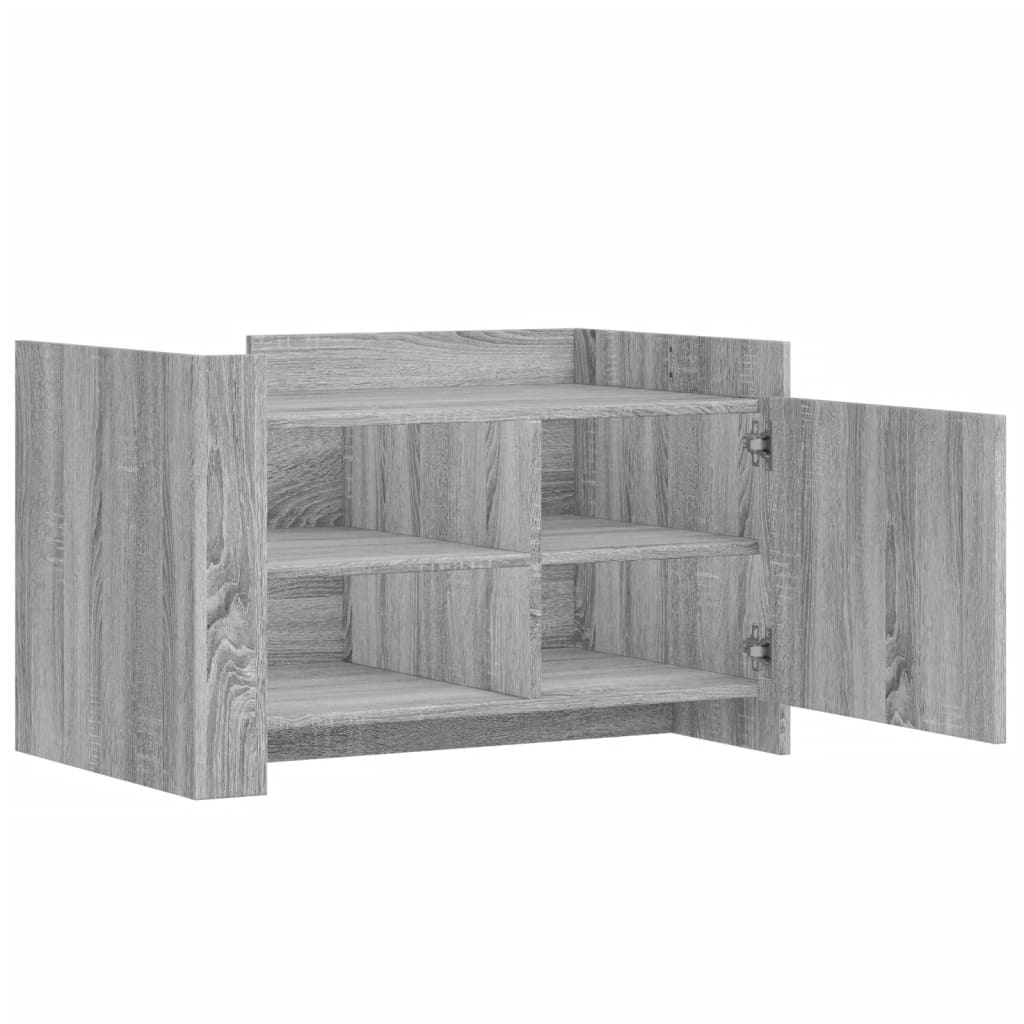 Couchtisch Grau Sonoma 80x50x50 cm Holzwerkstoff