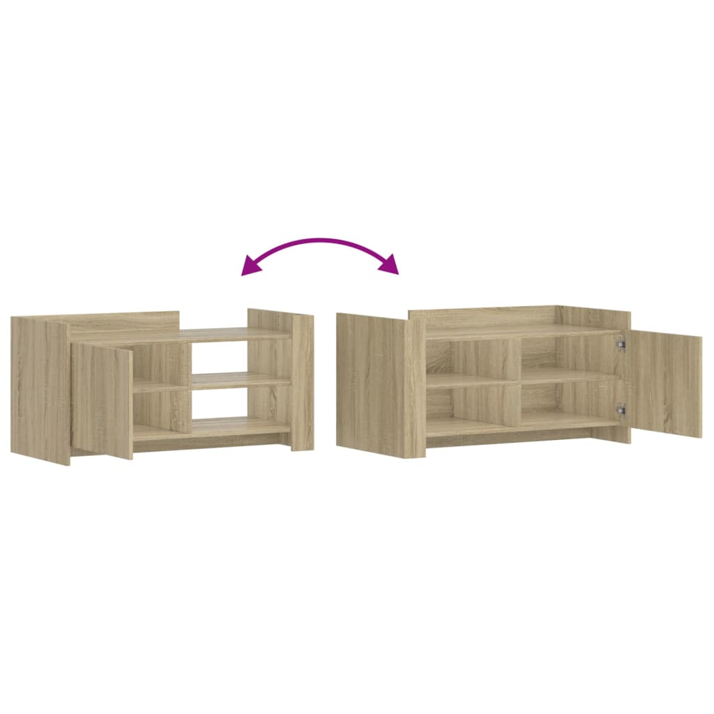 Couchtisch Sonoma-Eiche 100x50x50 cm Holzwerkstoff