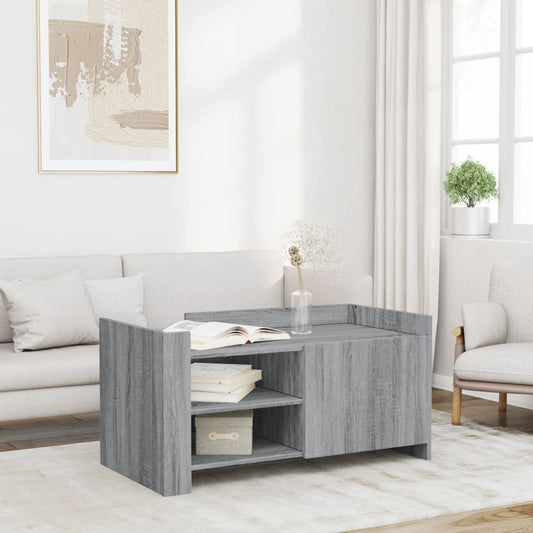 Couchtisch Grau Sonoma 100x50x50 cm Holzwerkstoff