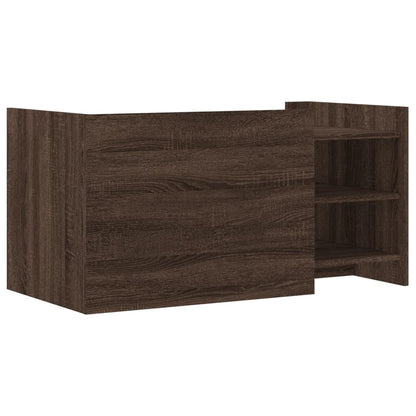 Couchtisch Braun Eichen-Optik 100x50x50 cm Holzwerkstoff