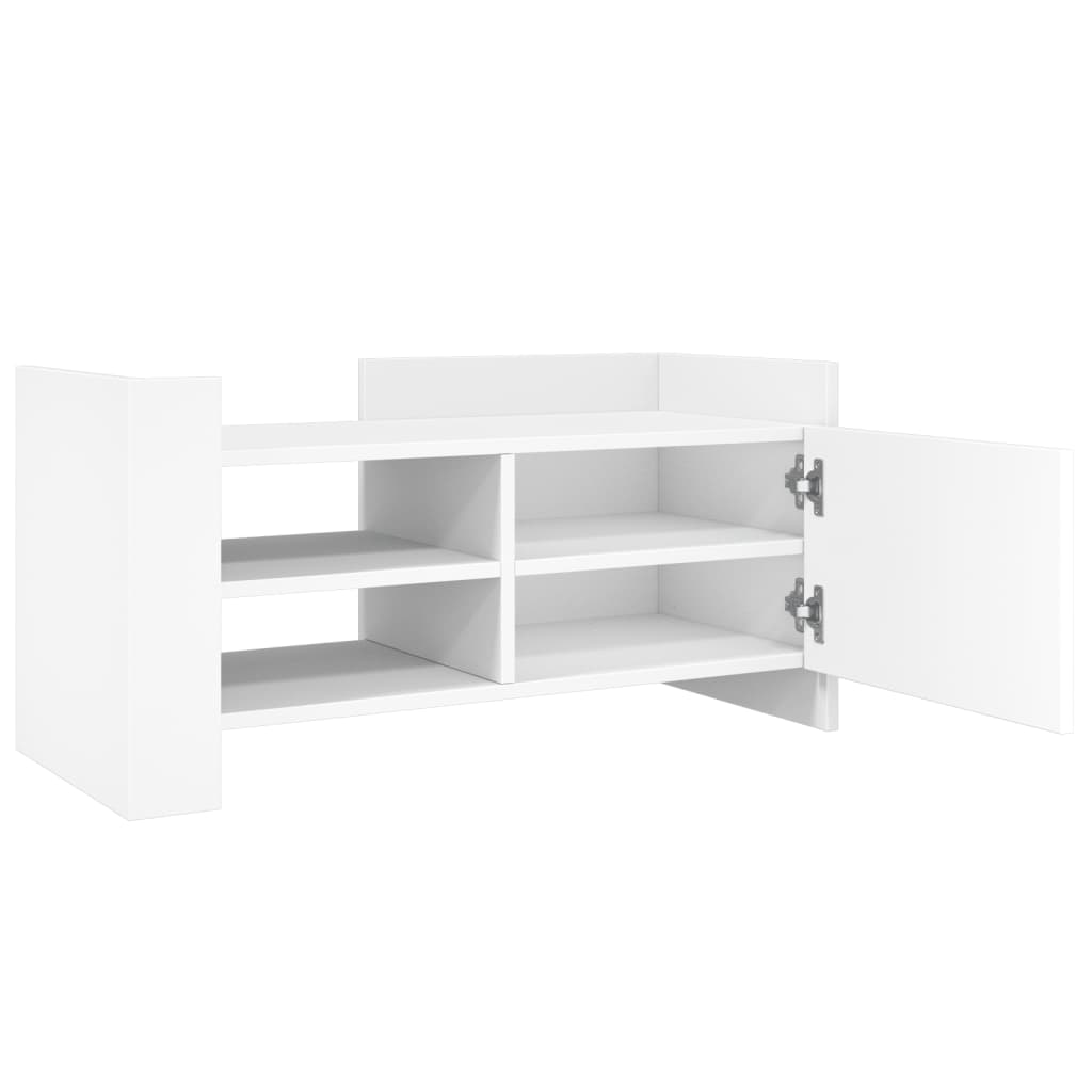 TV-Schrank Weiß 80x35x40 cm Holzwerkstoff