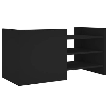 TV-Schrank Schwarz 80x35x40 cm Holzwerkstoff