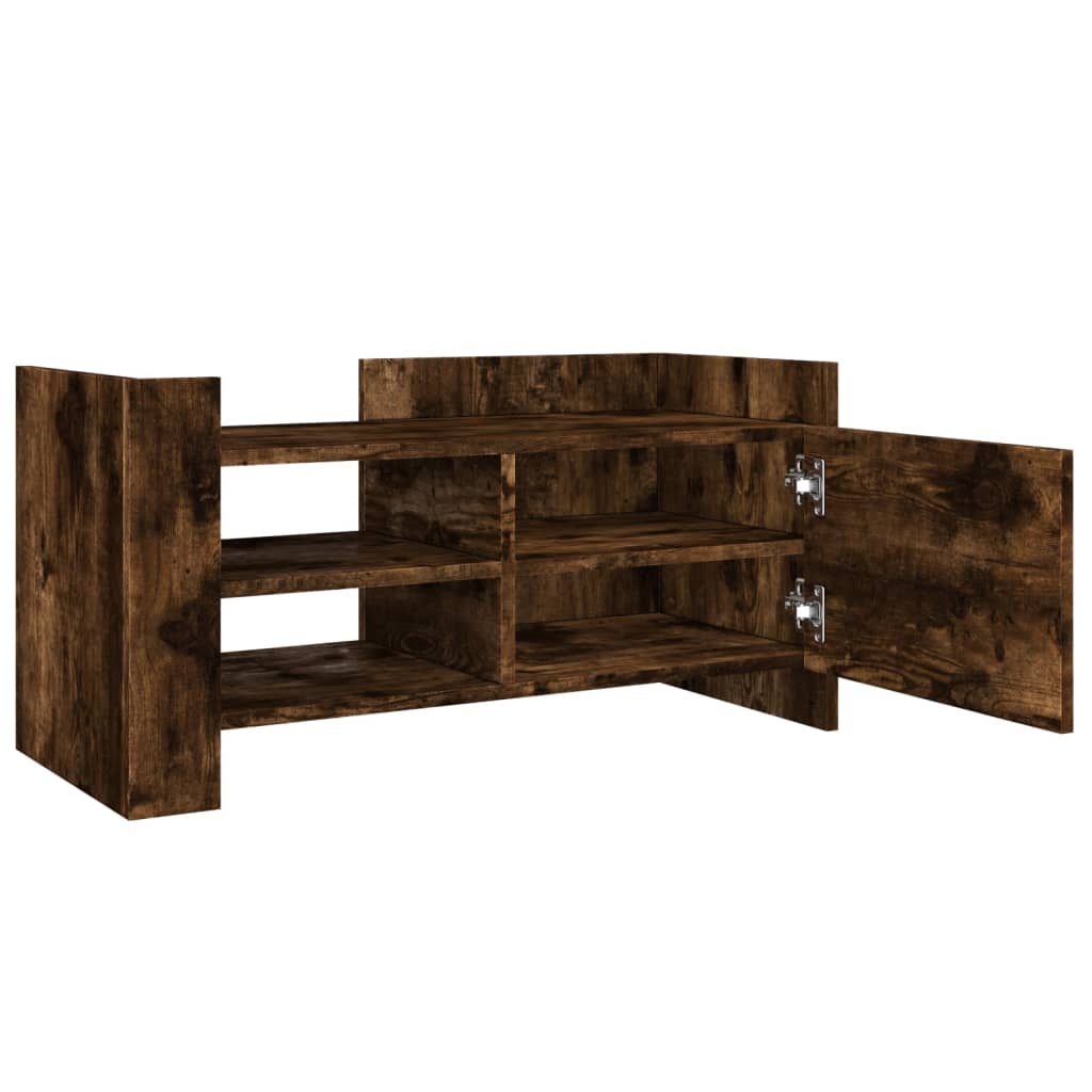 TV-Schrank Räuchereiche 80x35x40 cm Holzwerkstoff