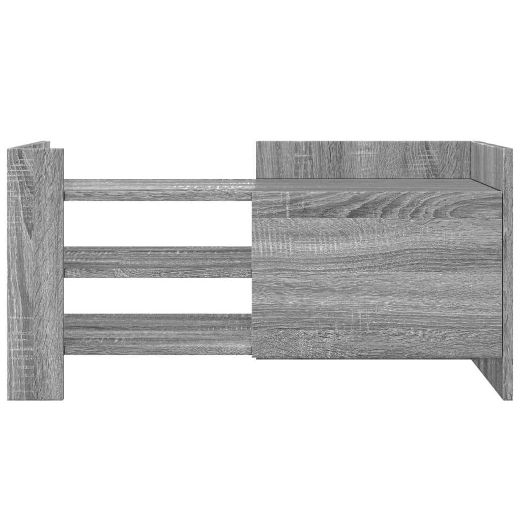 TV-Schrank Grau Sonoma 80x35x40 cm Holzwerkstoff