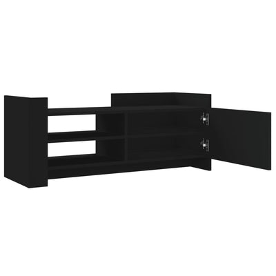 TV-Schrank Schwarz 100x35x40 cm Holzwerkstoff