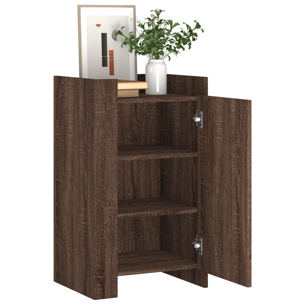 Sideboard Braun Eichen-Optik 45x35x75 cm Holzwerkstoff