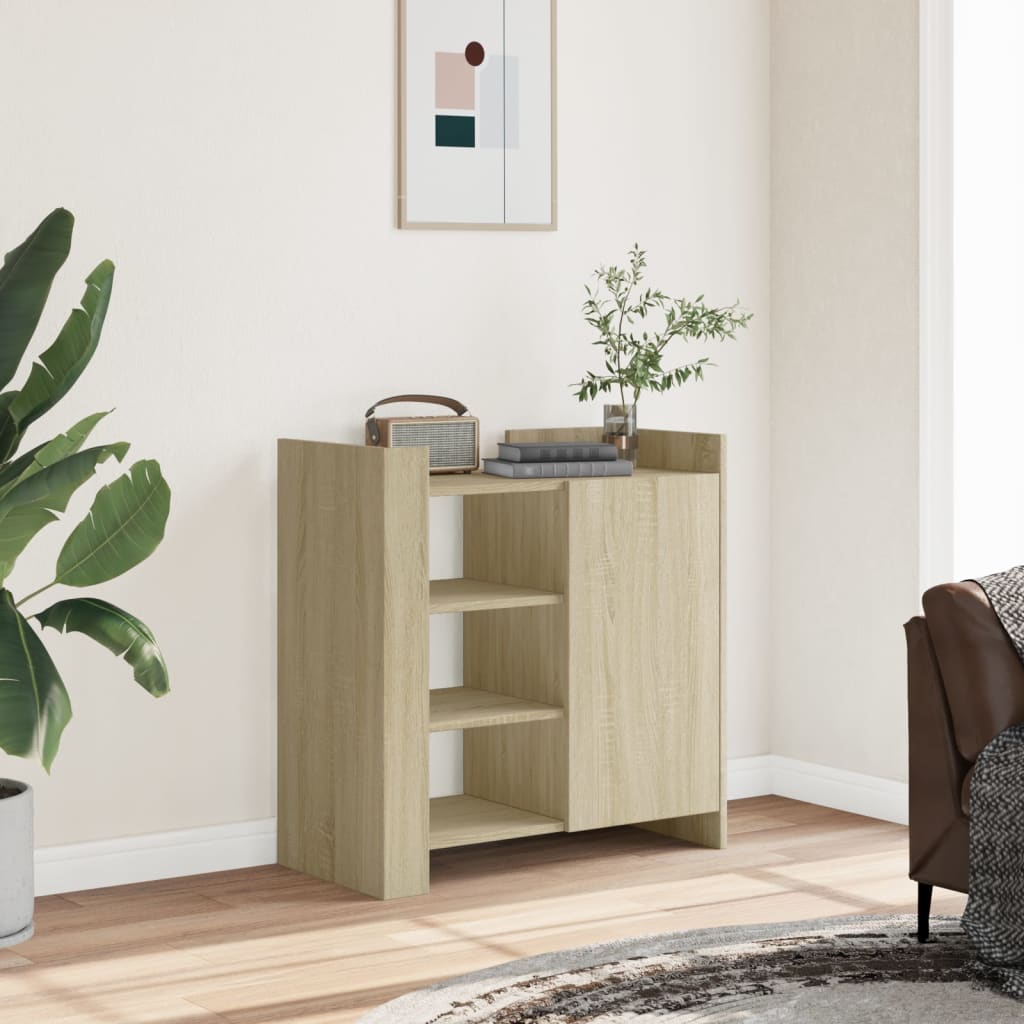 Sideboard Sonoma-Eiche 73,5x35x75 cm Holzwerkstoff