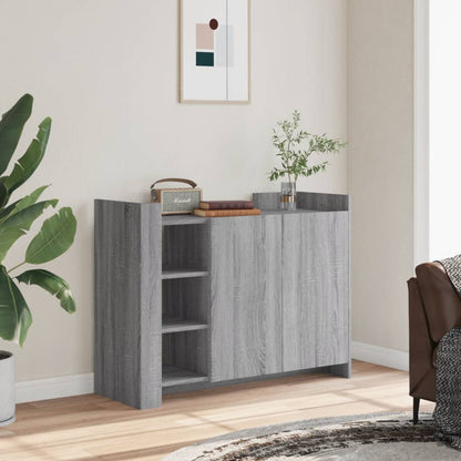 Sideboard Grau Sonoma 100x35x75 cm Holzwerkstoff