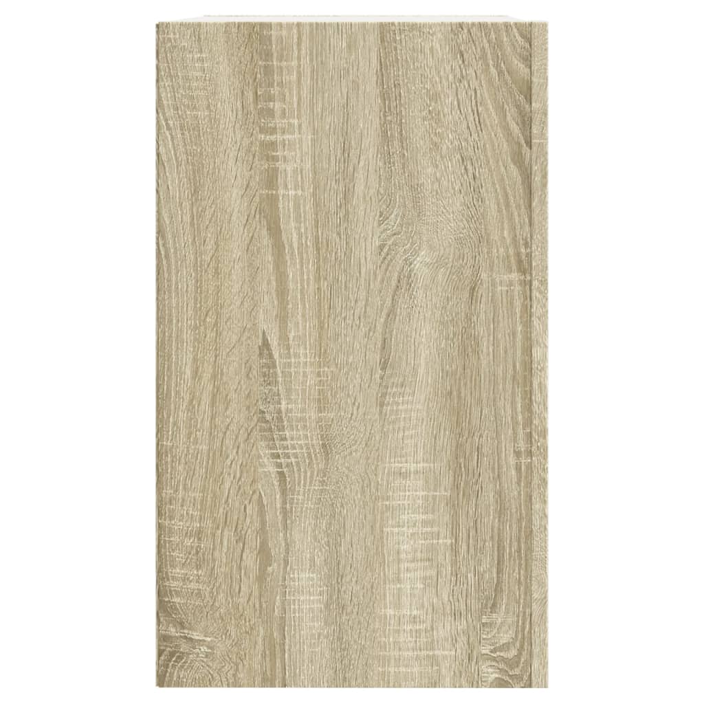 Wandregal Sonoma-Eiche 75x35x60 cm Holzwerkstoff